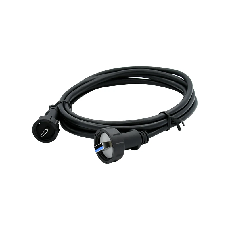 led display quick wire automobile ev charging  panel mount female bnc china usb connector manufacturing