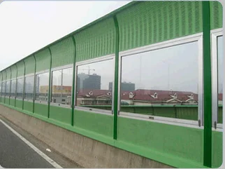 Outdoor Acoustic Sound Barrier Aluminum Fiber Proof Noise Wall