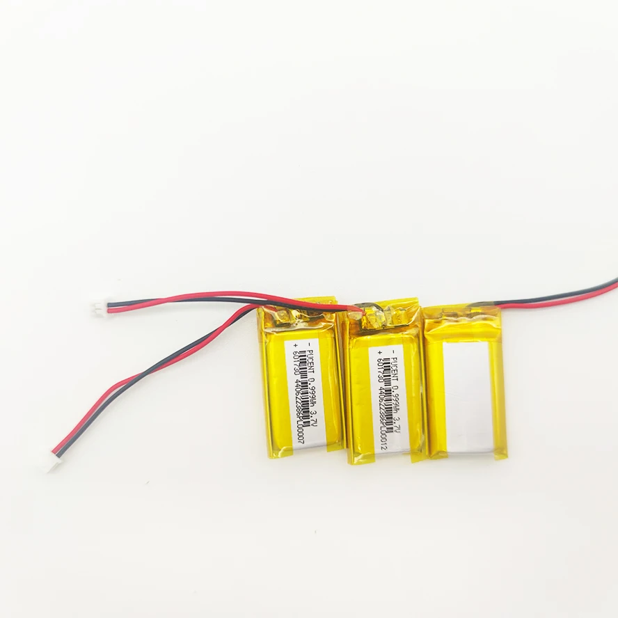 High Quality Small Lithium Polymer 200mah 270mah 300mah 390mah Li-ion 601235 601730 601742 602030 Lipo Battery