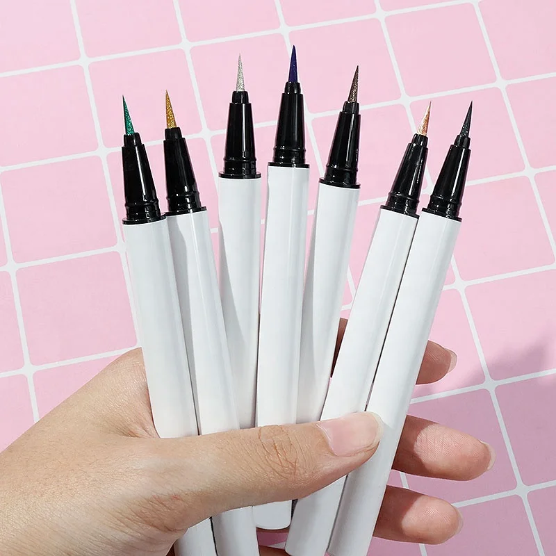 Liquid Eyeliner OEM Makeup Liquid Eyeliner Pen Long Wearing Matte White Eyeliner Pen Private Label