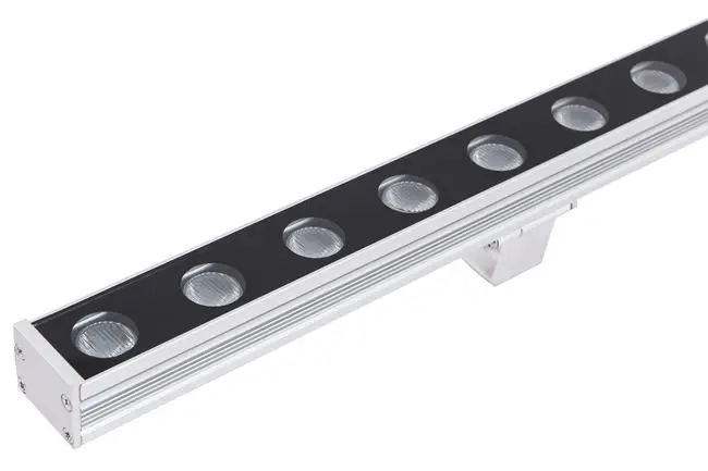 RGBW customized led linear wall washer light dimmable DMX RDM control IP65 waterproof exterior architecture facade lighting