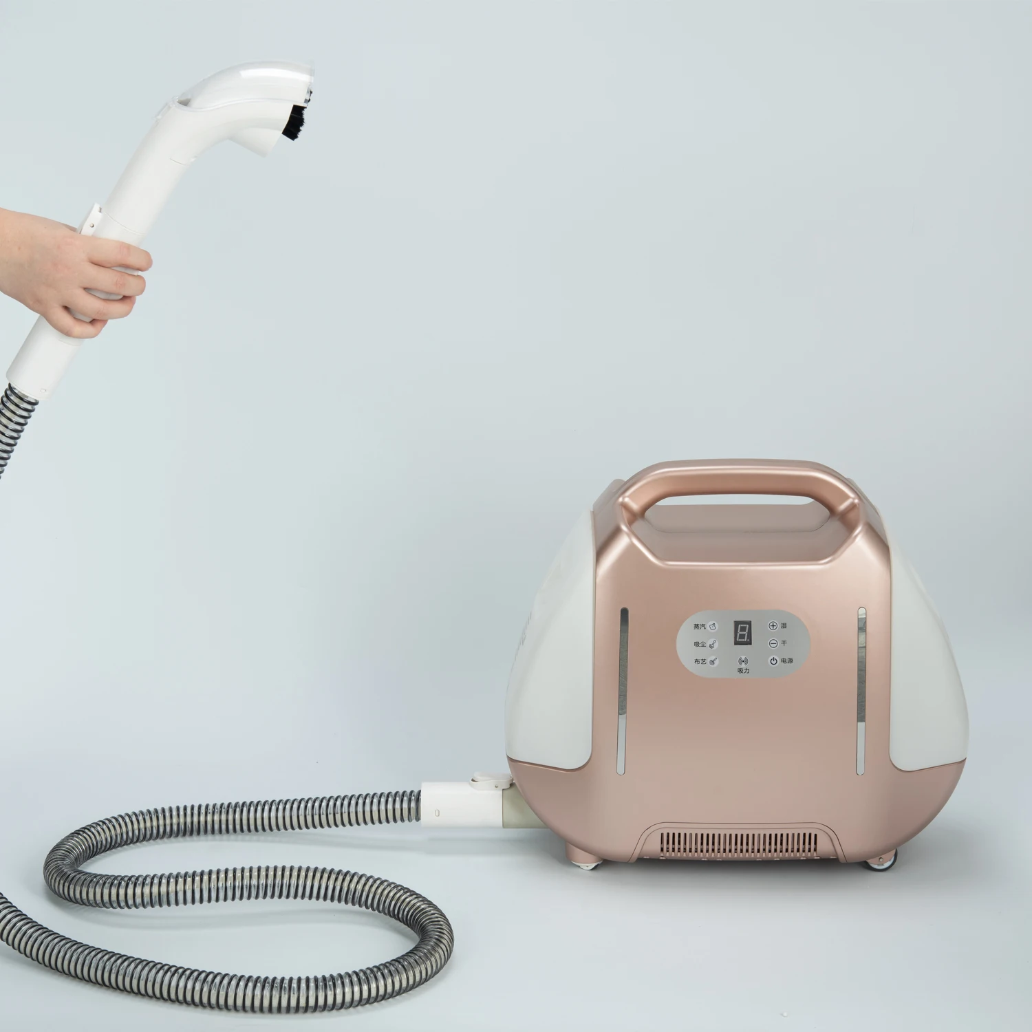 Home use car detailing carpet sofa cleaner 6 gears dry and wet  steam vapor cleaner mini vacuum steam cleaner portable