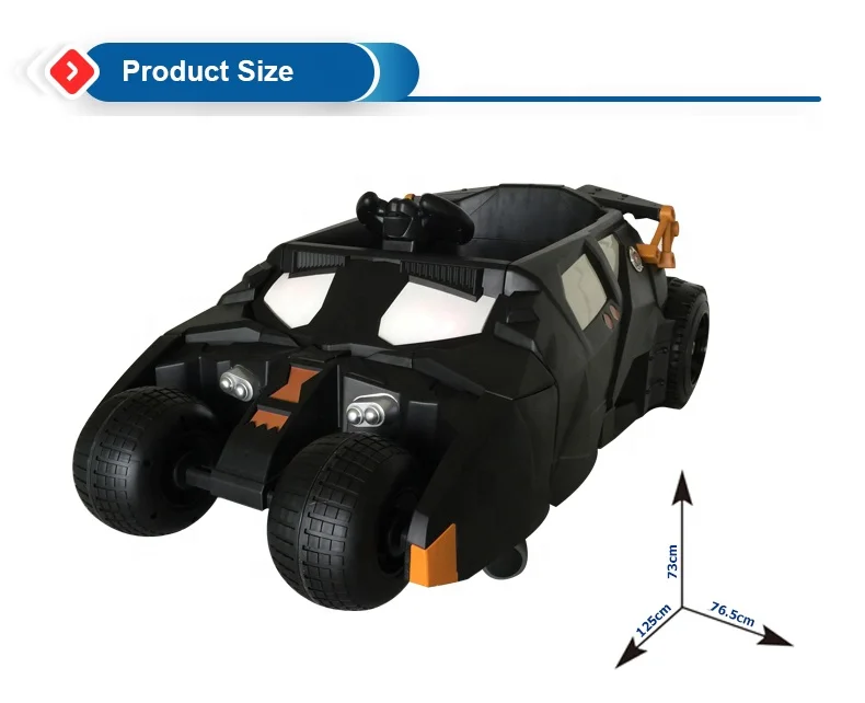Cool Children Ride on Car Electric with Certificate Black MJ Toys 4 Wheels Battery Plastic Good Quality