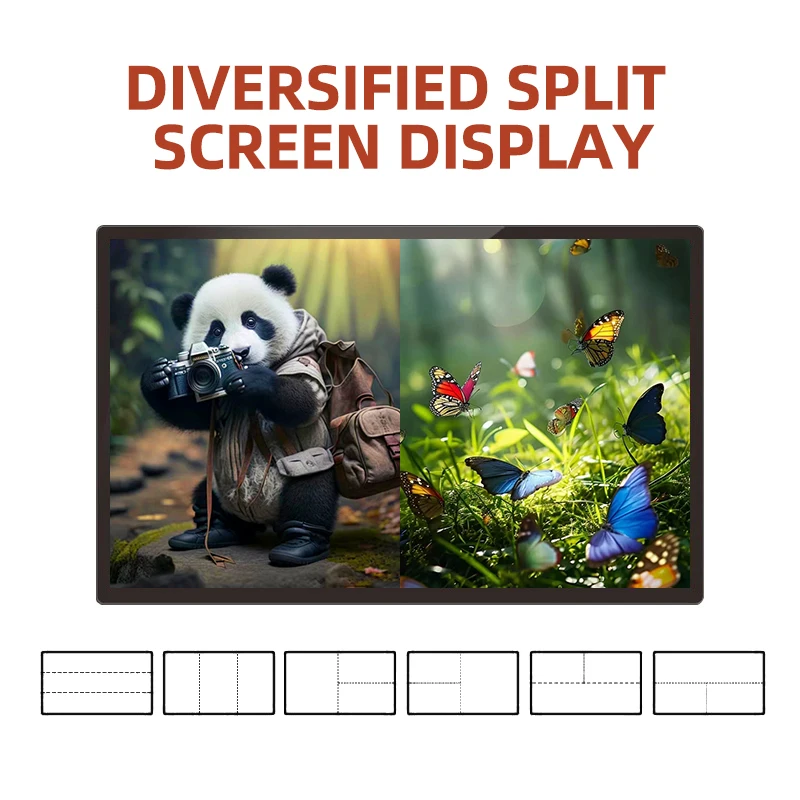 75 inch indoor LCD full HD 1080P 4k digital signage player, advertising screen display monitor, touch screen interactive board