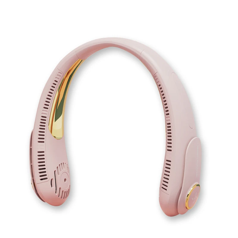 Wholesale Best Price Outdoor Rapid Cooling Sports Style Wearable Rechargeable Leafless Bladeless Hanging Neck Fan