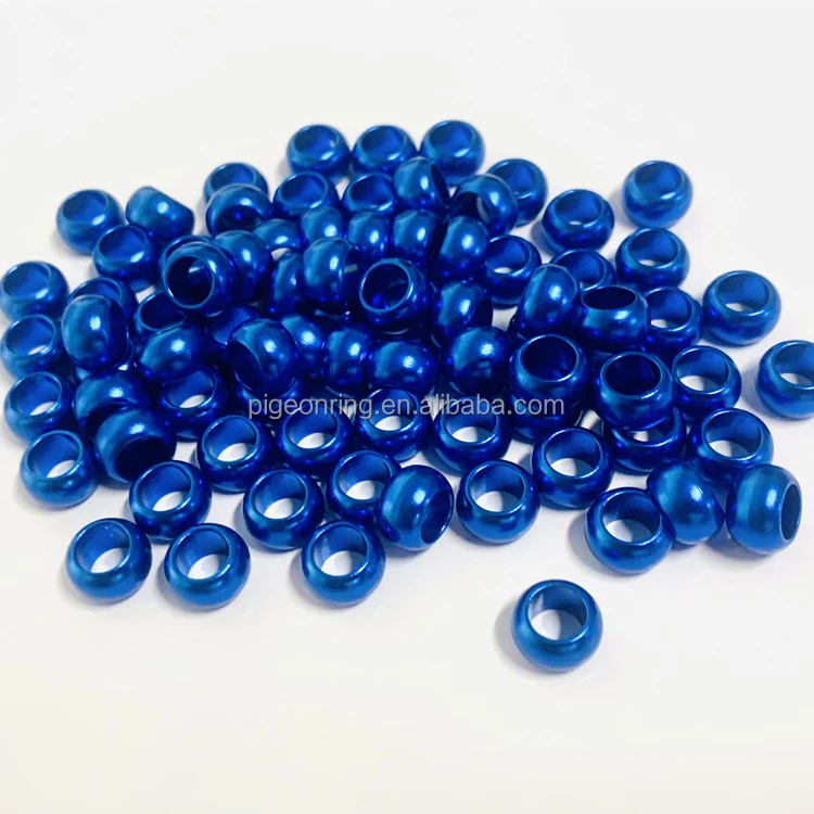 Wholesale High quality circular type aluminium bird rings 5.5mmmm Aluminium bird Leg Bands Canary Leg Bands