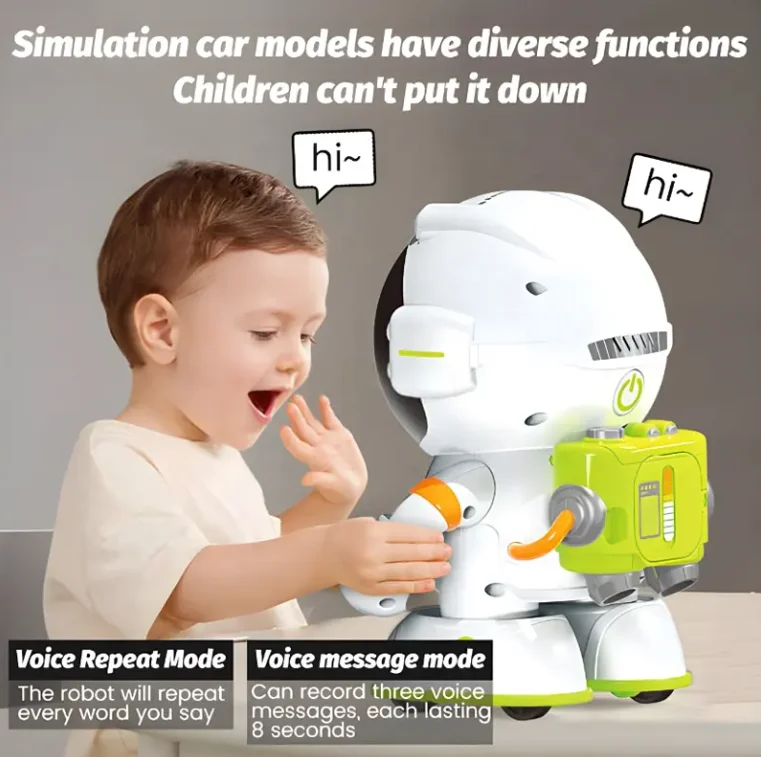 Hot sale Touch Sensor Switch Voice Remote Control RC Programmable AI Intelligent Smart Interactive Robot Toy For Kids