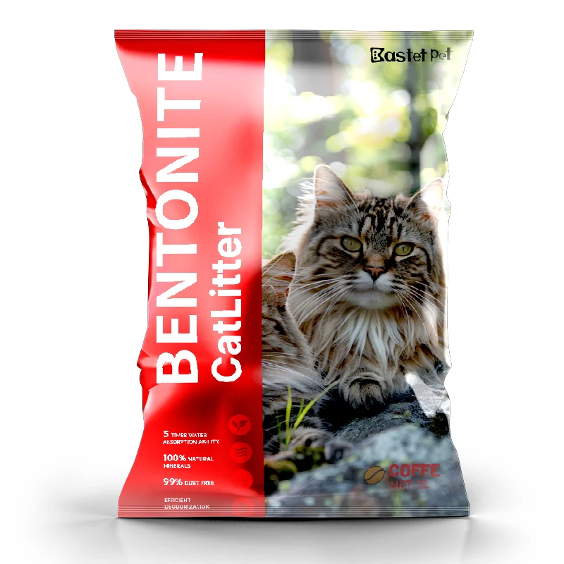 Wholesale price Classic design 5L 10L 25L 10KG Low Tracking Bentonite Clumping Colorful Cat Litter sand