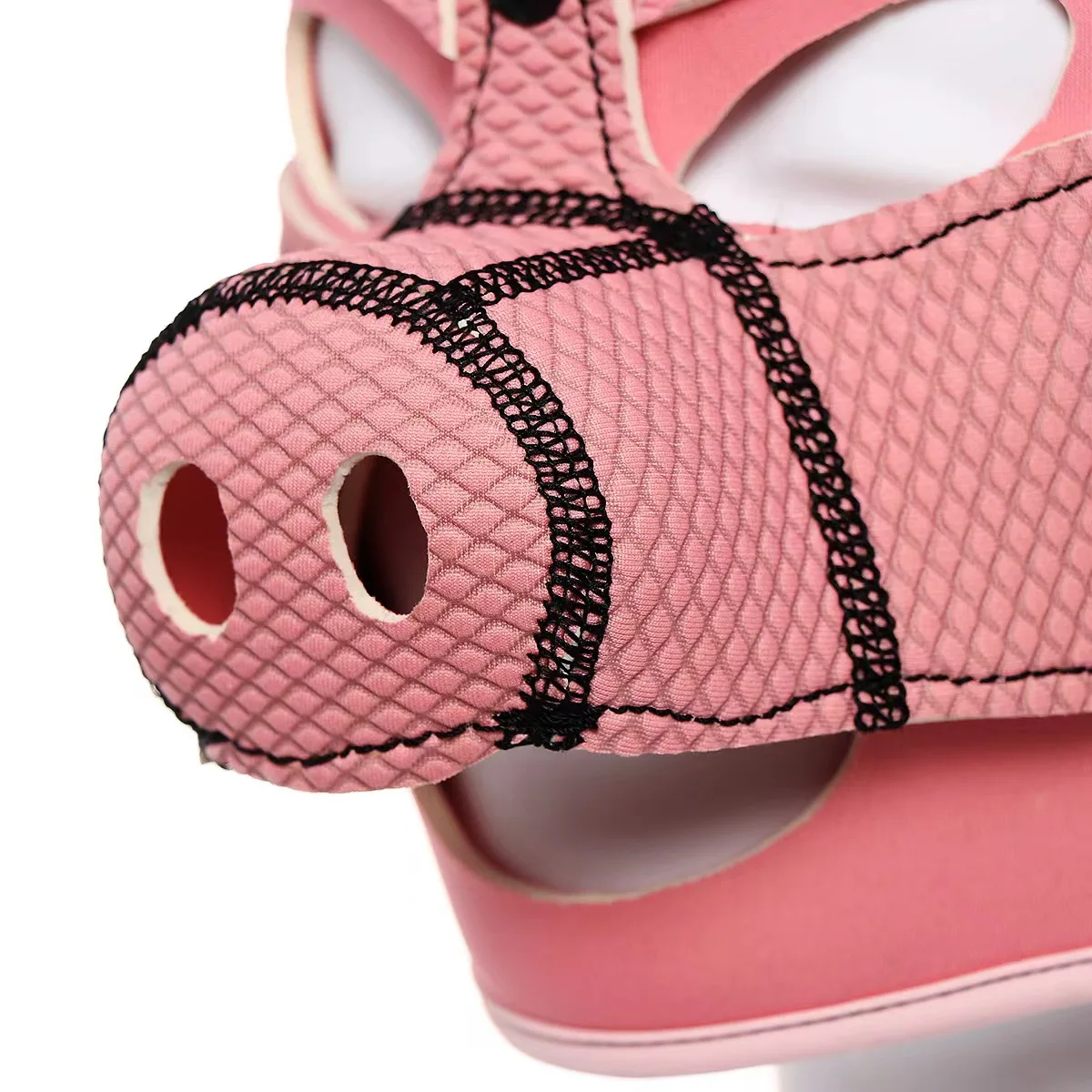 Neoprene Hood Bdsm Bondage Headgear Animal Head Mask Fetish Hood Pig