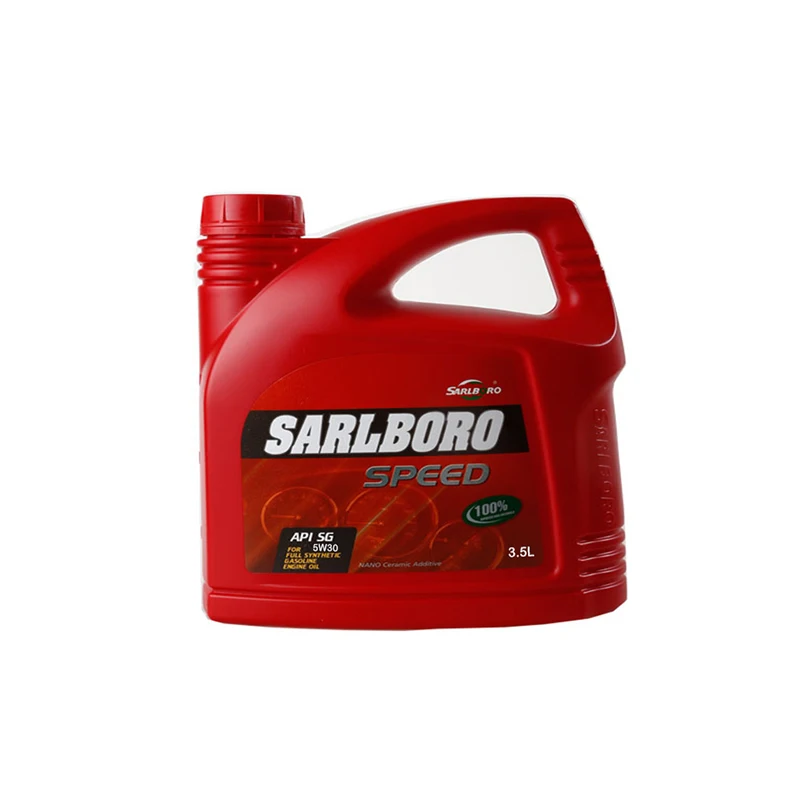 Sarlboro бренды светящиеся Высокая производительность бензин синтетического масла машинное масло