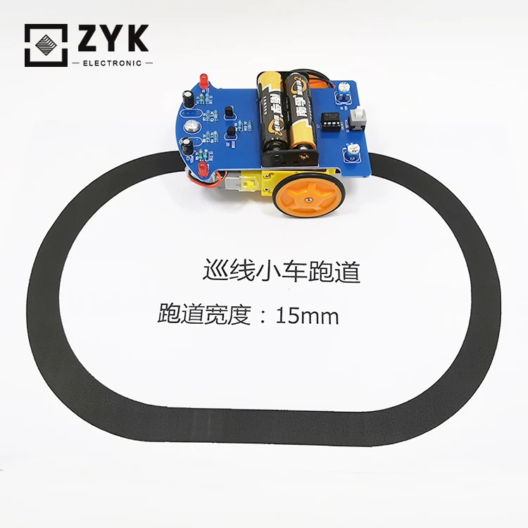  Интеллектуальная линия отслеживания ZYK Diy умный автомобильный комплект электронное Автомобильное устройство