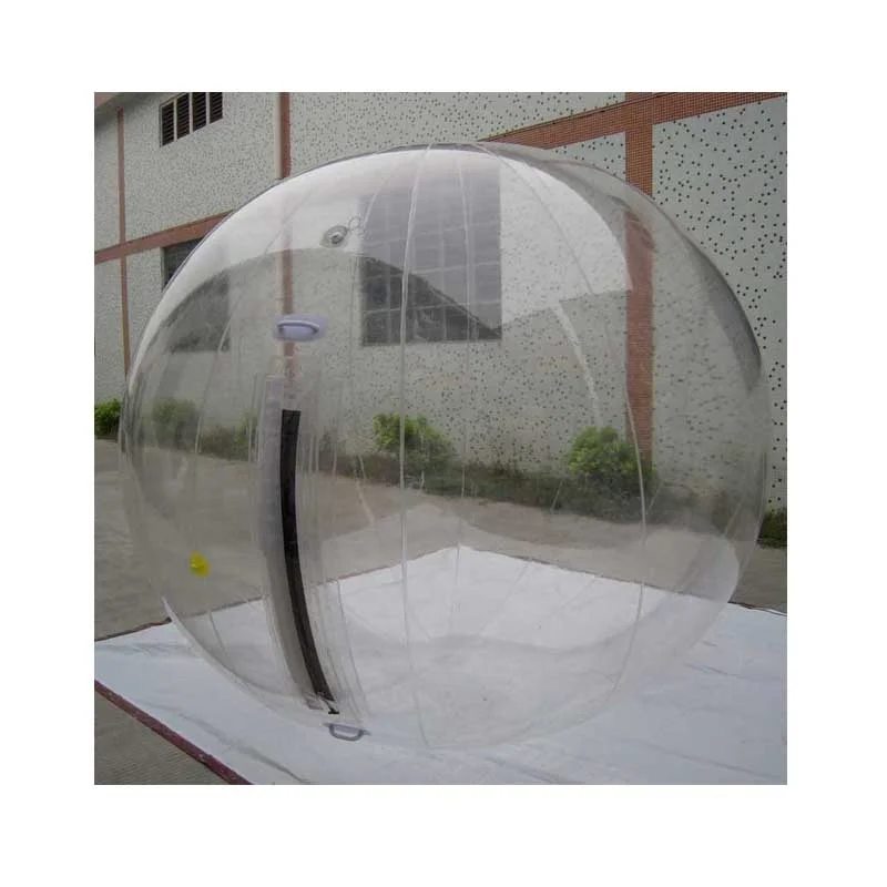 Transparent Inflatable Cylinder Human Water Bubble Ball Pvc Floating Roller Aqua Zorbing Ball Walk On Transparent  Zorb Ball