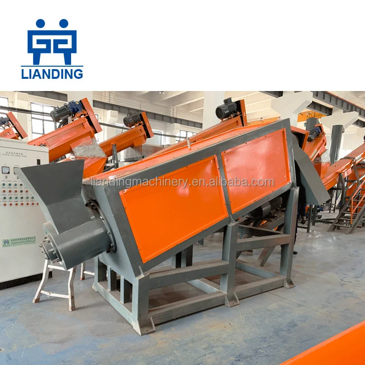 Automatic Waste Recycled Plastic PP PE Film Bags Recycling Line Plant Washing Machine