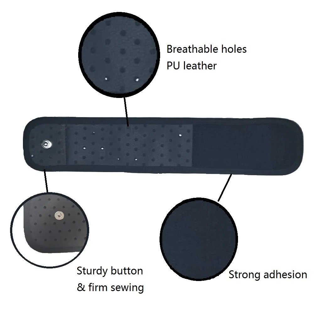 PU Leather Grounding Wristband Protection For Men Grounding Therapy Wrist Support Brace Grounding Wrist Strap Leather Products