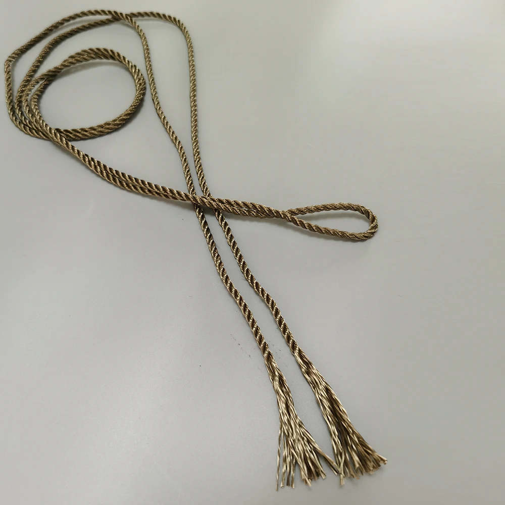 Heat resistance basalt fiber 3 ply insulation rope basalt fiber 3 ply twisted rope