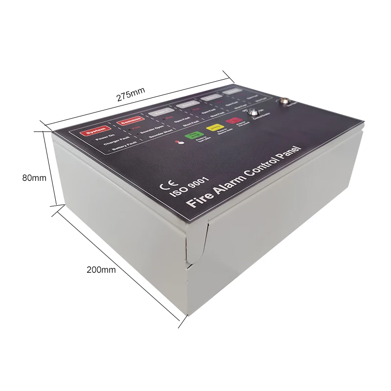 New fire alarm system 2/4 conventional alarm control panel fire detection panel