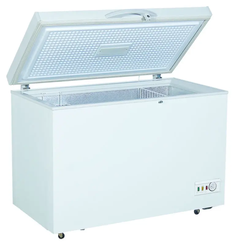 hot selling 250L Popular Ultra Efficient  Single Door White Deep Frozen Chest Freezer