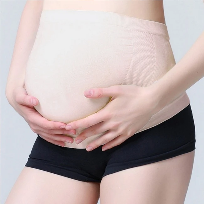Pregnancy Breathable Belly Band Abdominal Support Belt Adjustable Bump Brace Maternity Support Belt