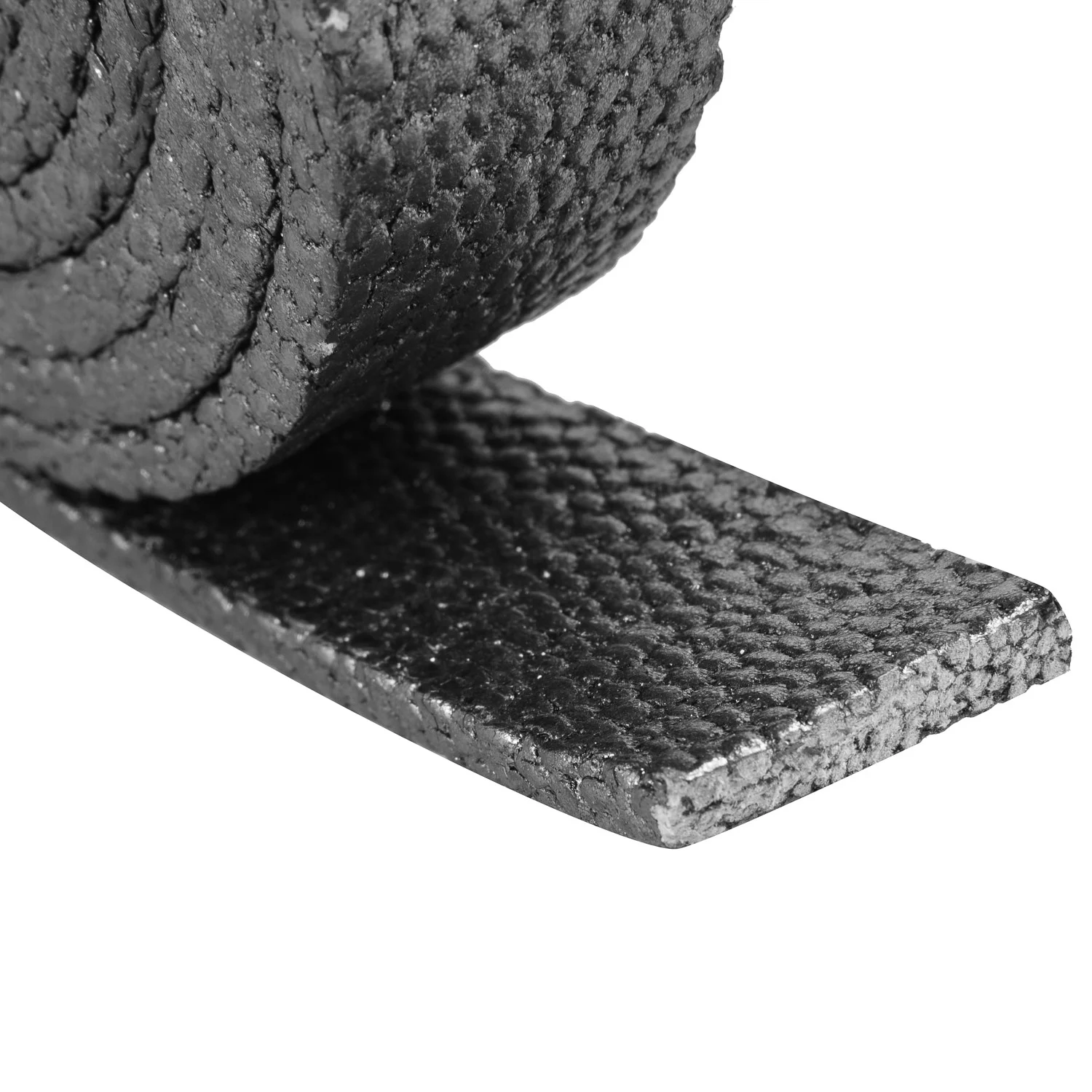 Factory Directly Sale Black Braided Gland Packaging Rope Cotton Graphite Packing with Lubricant
