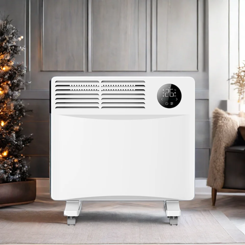 500w LED display standing 1500w 1000w WIFI 2 heat settings 24h-timer 2500w metal panel IP24 2000w electric convector heater