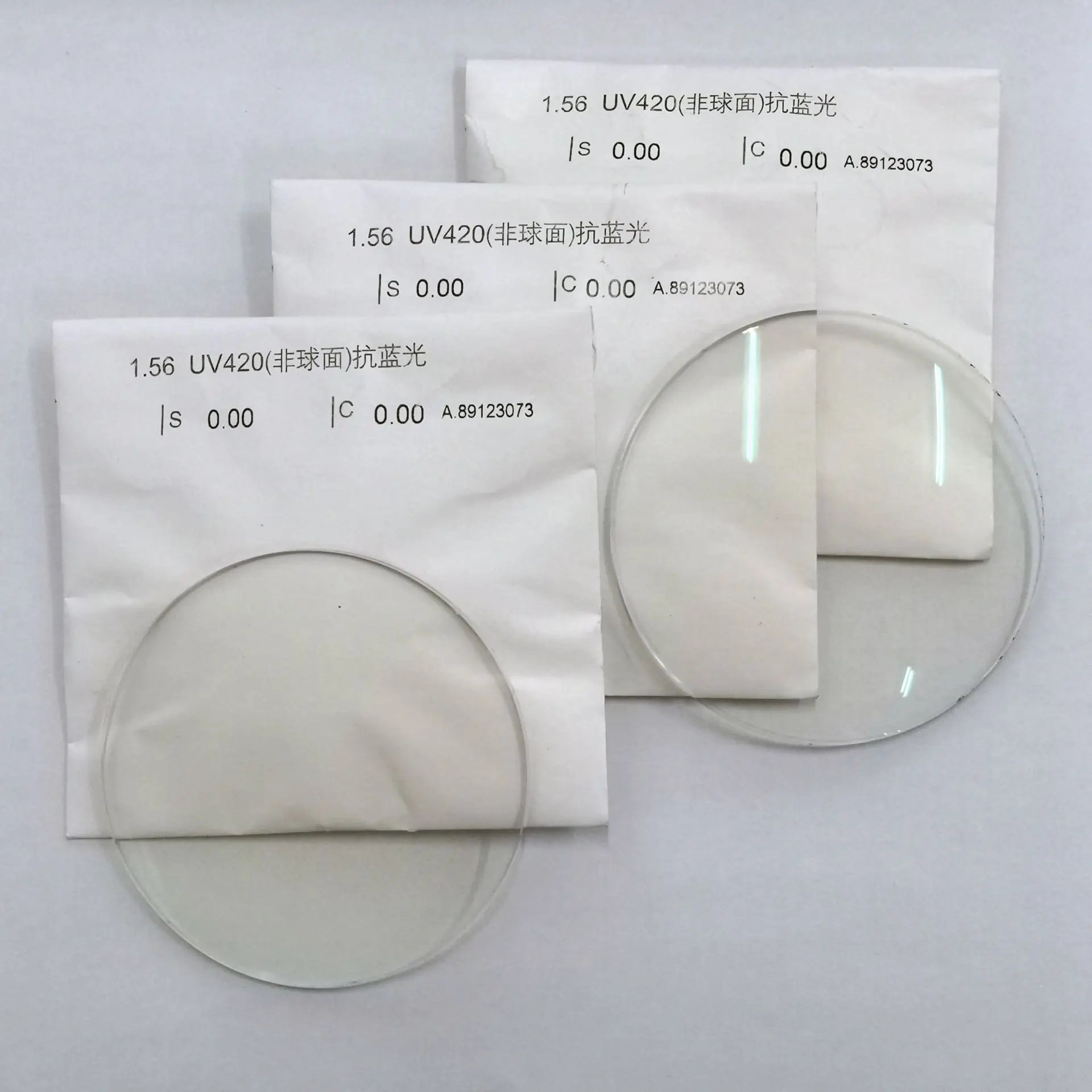 Index 1.56 Resin Blue Light Blocking Cut Anti Radiation Optical Lenses