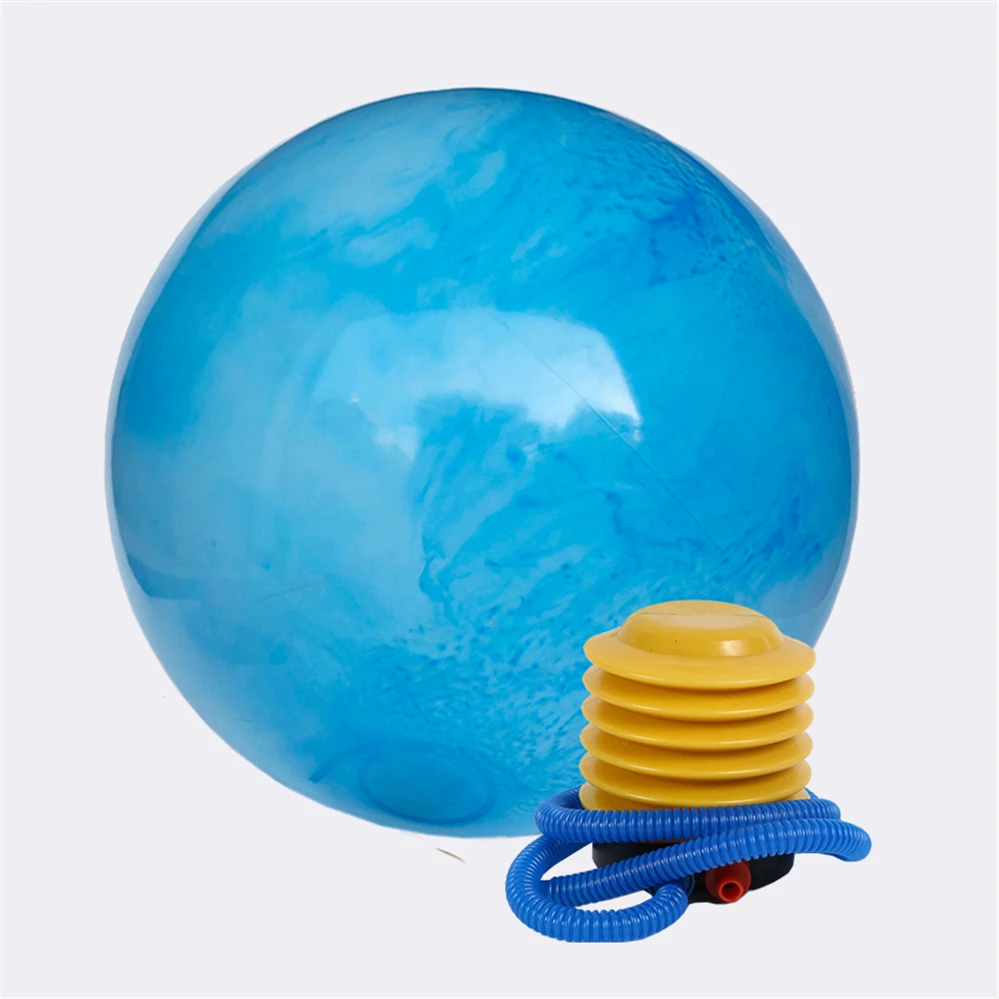 New High Quality Explosion Proof Multiple Color Stable Balance Regular PVC Rainbow Yoga Ball