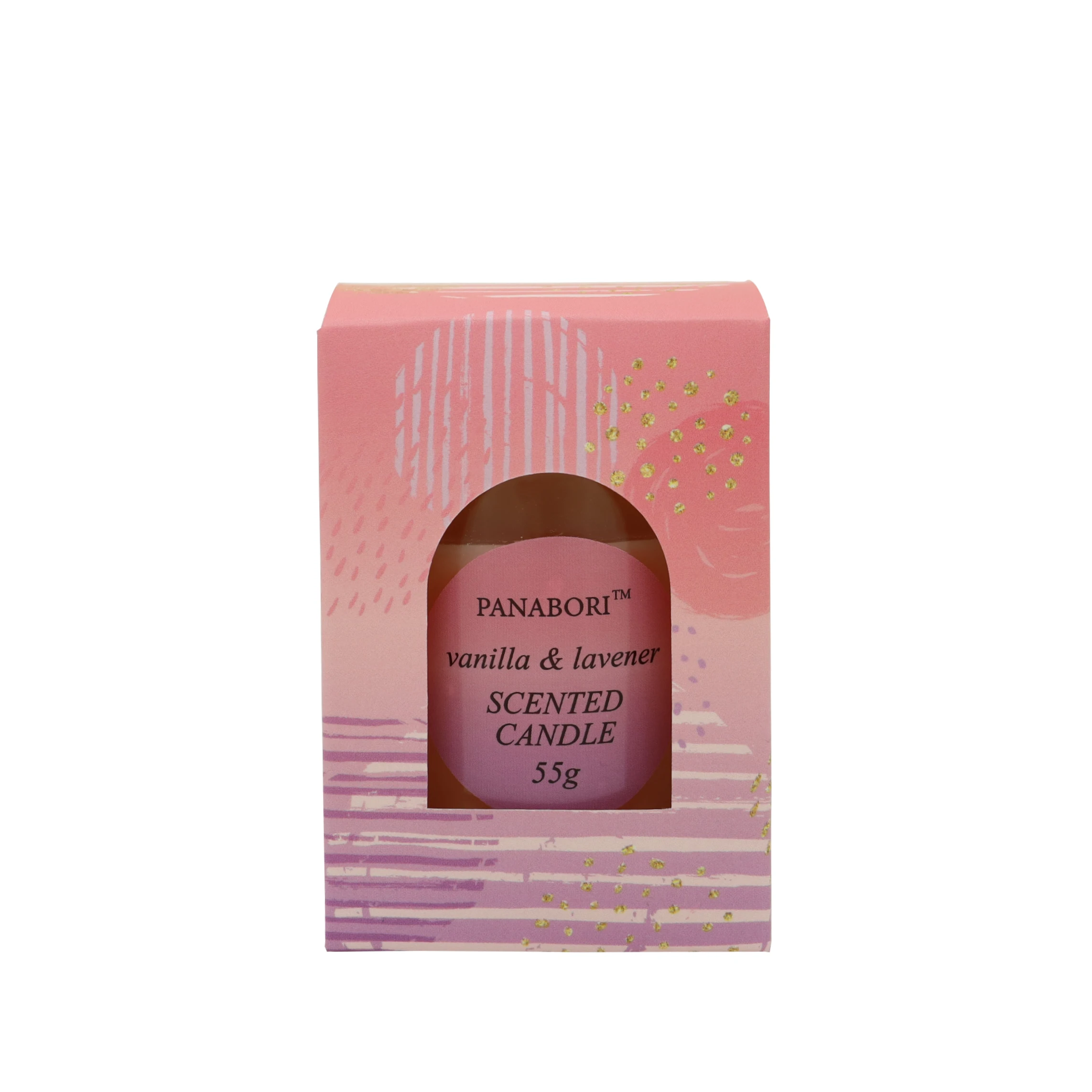 PANABORI Private Label Glass Jar Home fragrance Soy Wax Candles Scented Candle