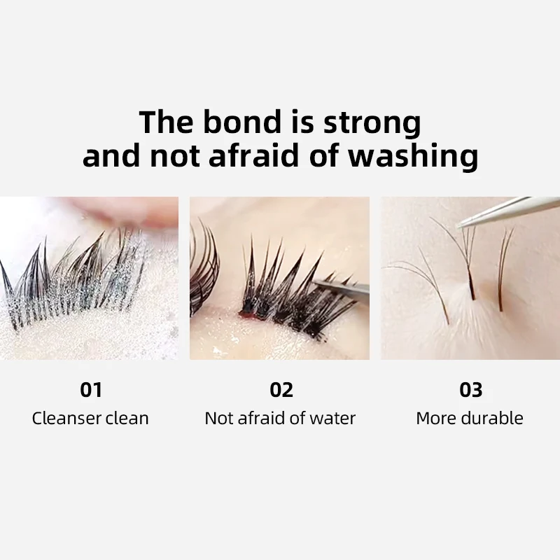 IRISMANLI 0.5s Individual Eyelash Extensions Glue Fast Drying Eye Lash Glue Waterproof Private Label Extension Glue