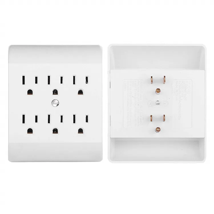 Grounded 6 Outlet Tap