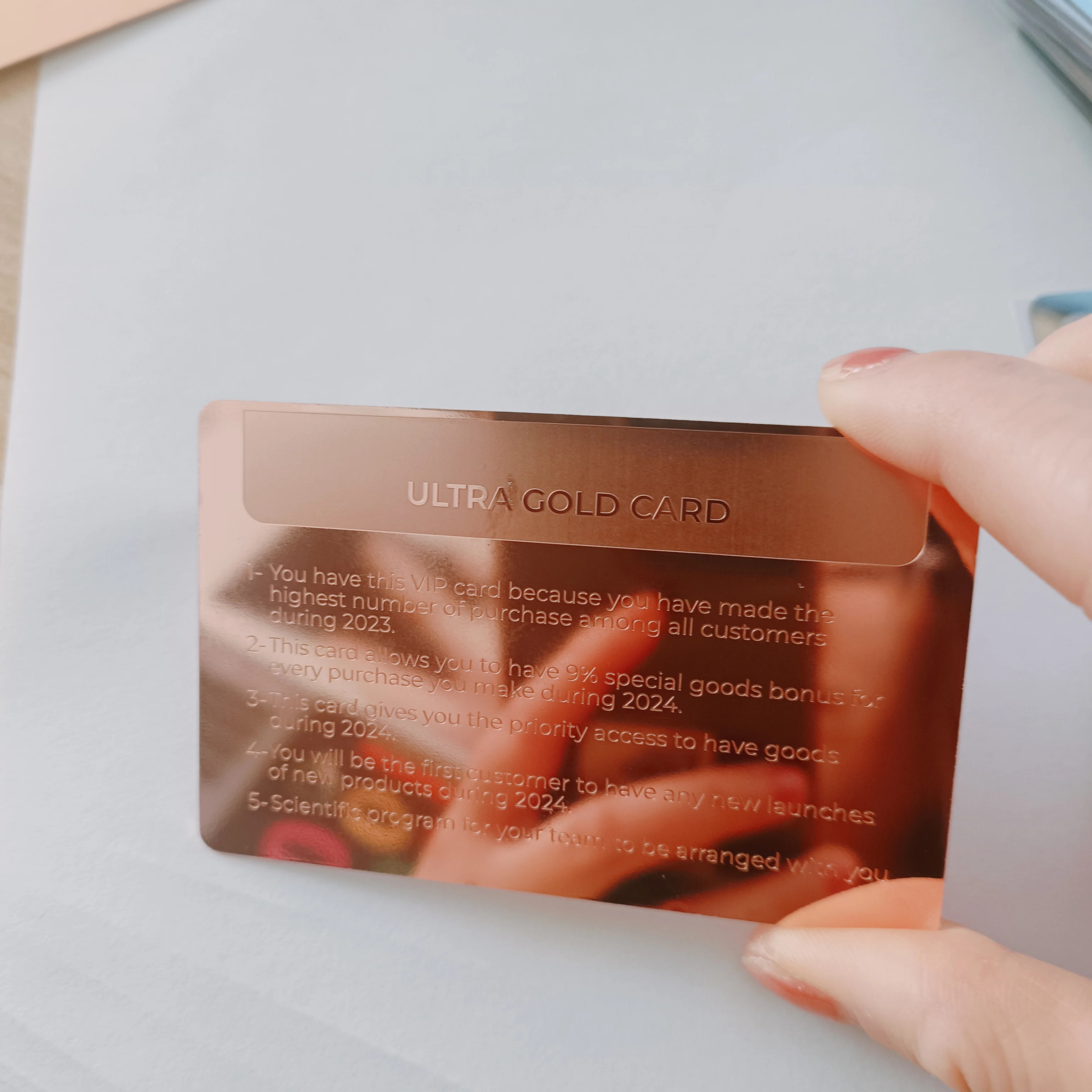 Factory Price RFID Blank Black Gold Rose Gold and Silver Metal Business Card Contactless NFC Card With QR Code