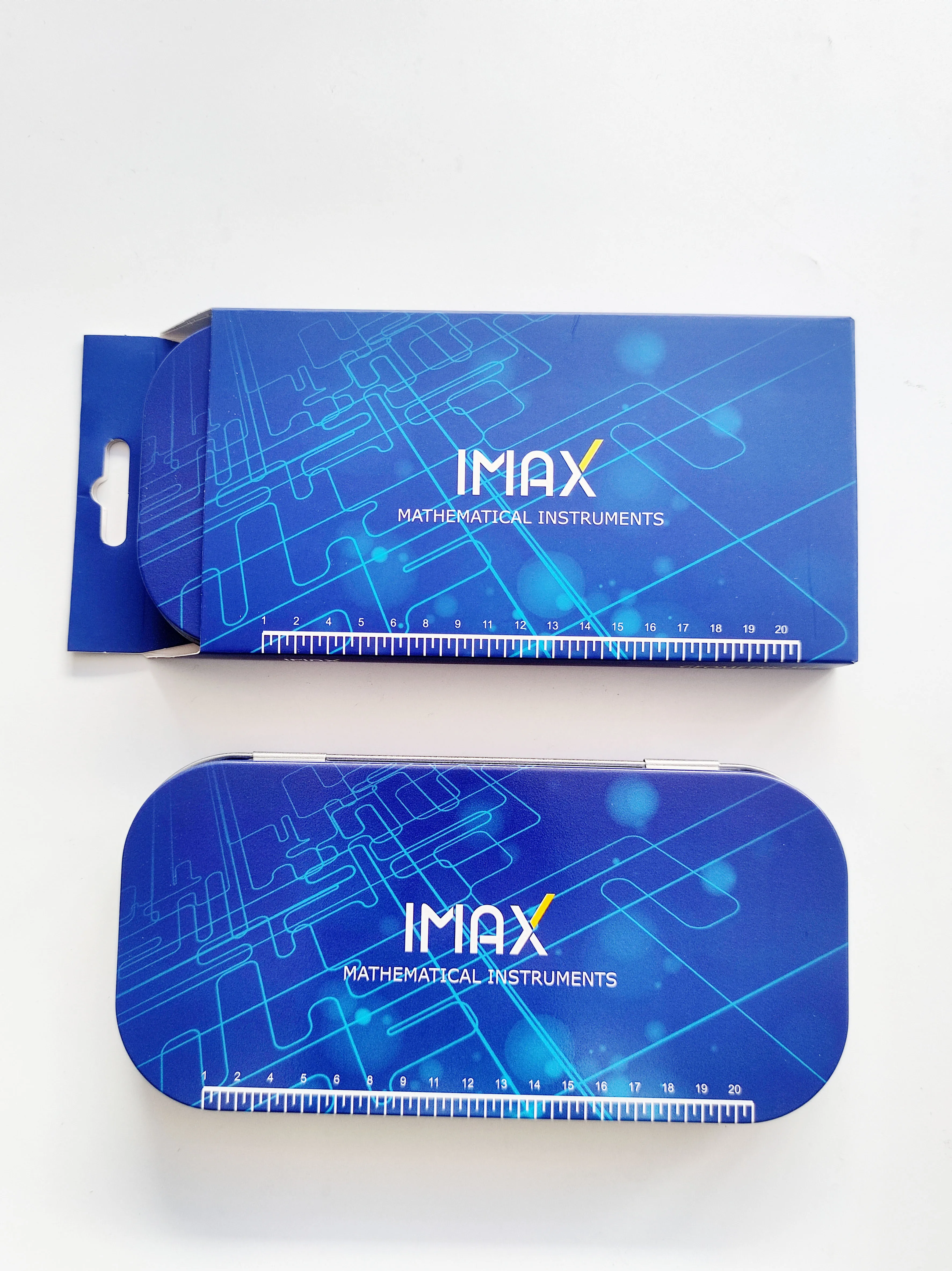 2024 New IMAX  Math Set 11 Pieces  Mental box  Geometry set With Compass For Students math set