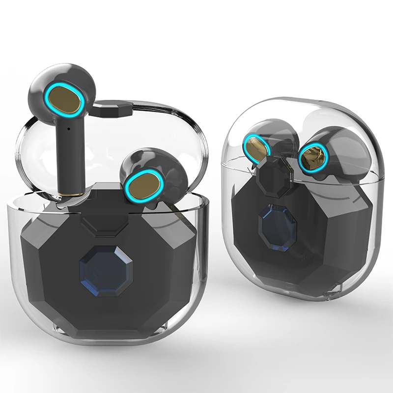 Лидер продаж, Беспроводная игровая гарнитура RGB со встроенным микрофоном, TWS наушники-вкладыши, гарнитура для спорта