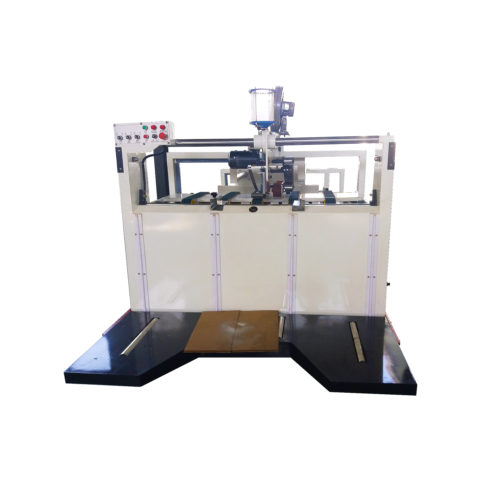 manual feeding folding gluing machine