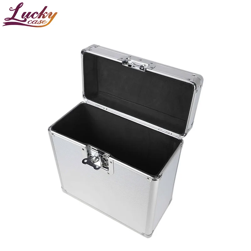 12 Inch Vinyl Record Carry Case Storage Box Tough Strong Holds 50 Vinyl Record Box