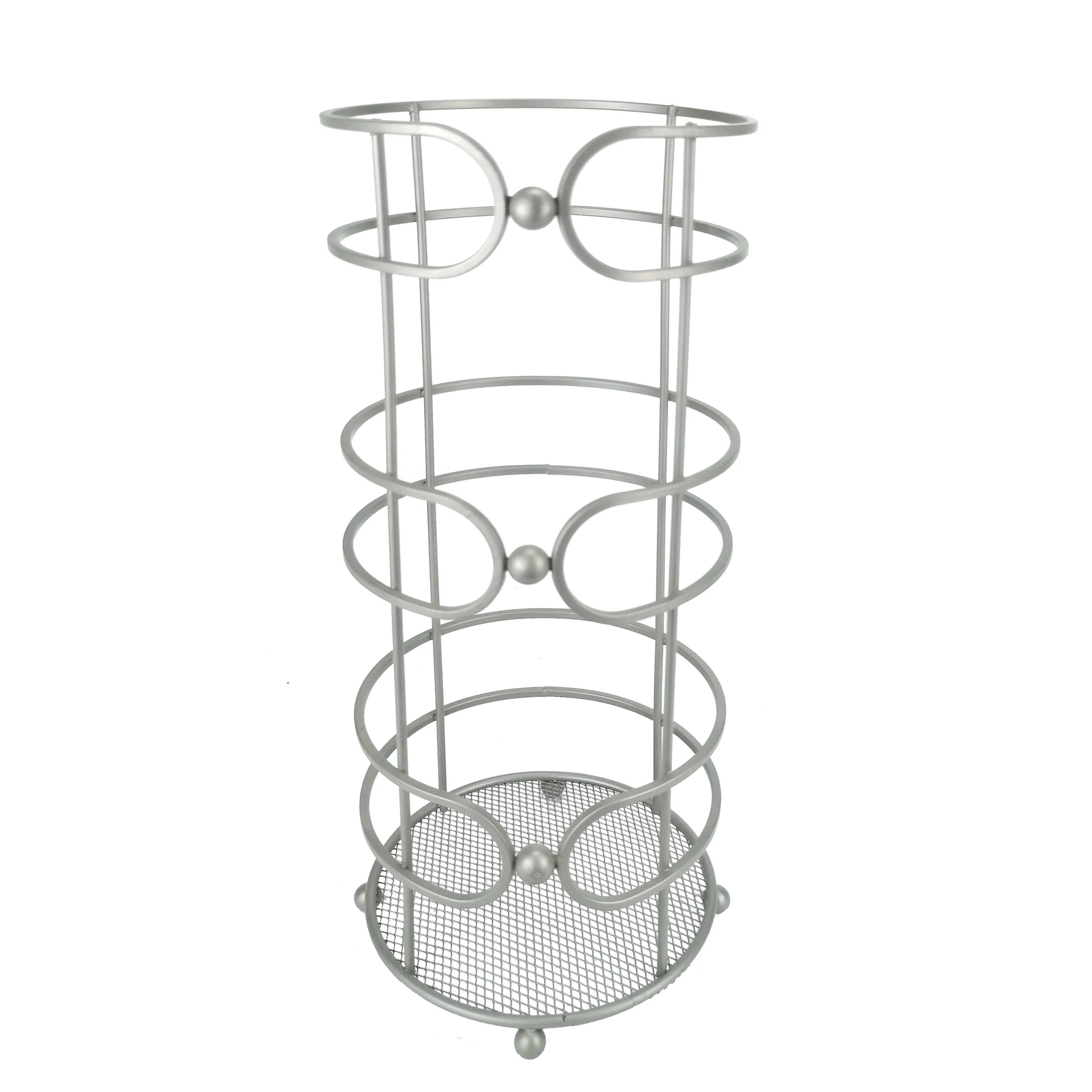 Bathroom Storage Paper Towel Stand Metal Rack Shelf Toilet Roll Paper Holder