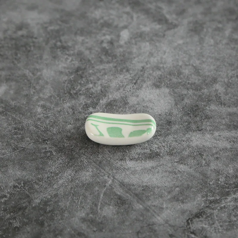 Nordic Underglaze Ceramic Tableware Creative Restaurant Home Simple Oval Spoon Chopstick Holder Bracket