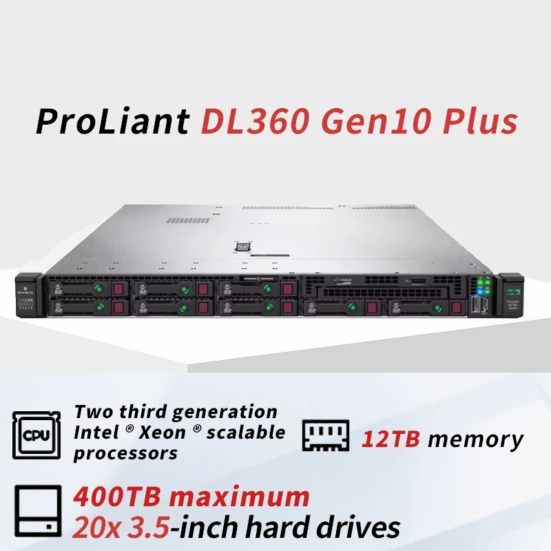 Factory Direct DL360 Gen10 Plus Server Dual Intel Xeon CPUs 128GB RAM PCIe 4.0 Expansion Slots Motherboard Server