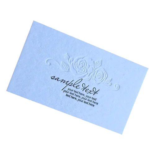 Brand New High Quality Thick Cardboard Cotton Paper Card Business With Good Service