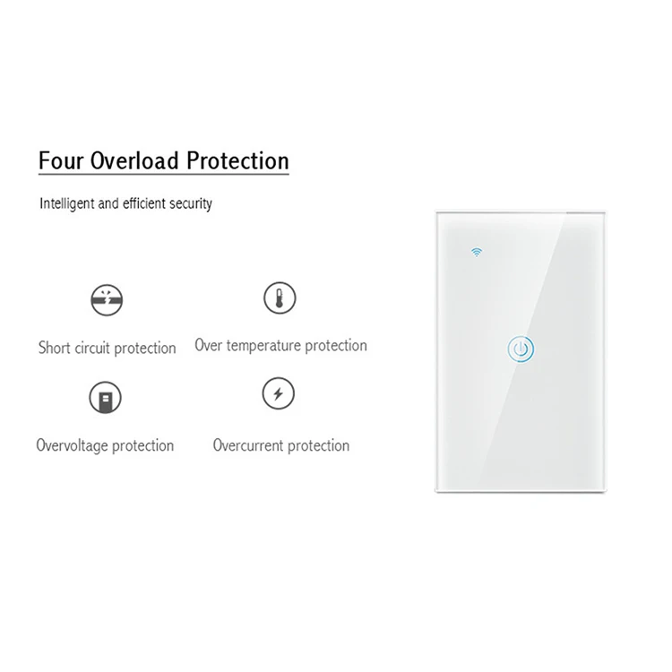 
Home small box onoff smart modular wireless light remote control ir lcd plastic touch screen switch for home 