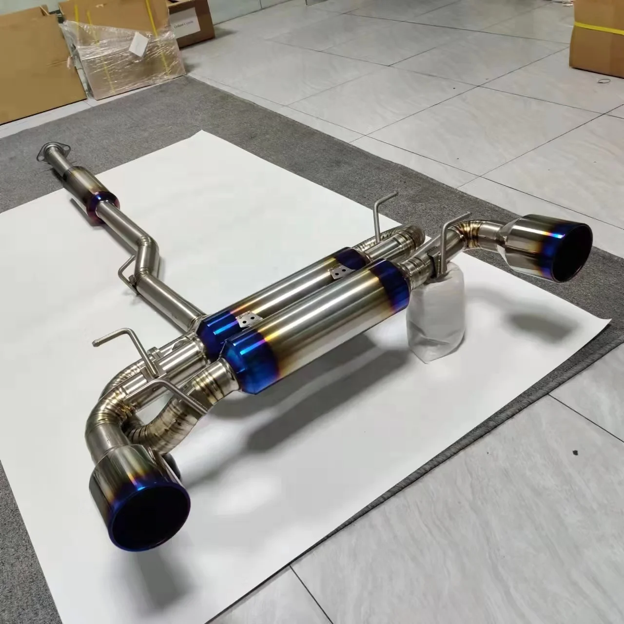 2022 exhaust systems  exhaust pipes titanium exhaust for GR86 &BRZ titanium catback 2022 car