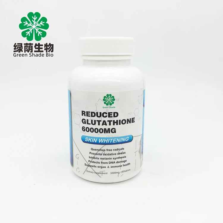 Customer Logo Skin Whitening Tables Glutathion Whitening Capsules Pills Anti Aging Effect Powerful Antioxidant Private Label