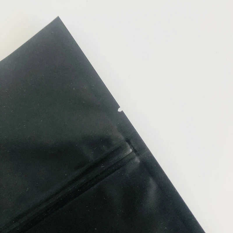 Custom printed large size three-sided sealed laminated aluminum foil easy to tear food packaging zipper bag