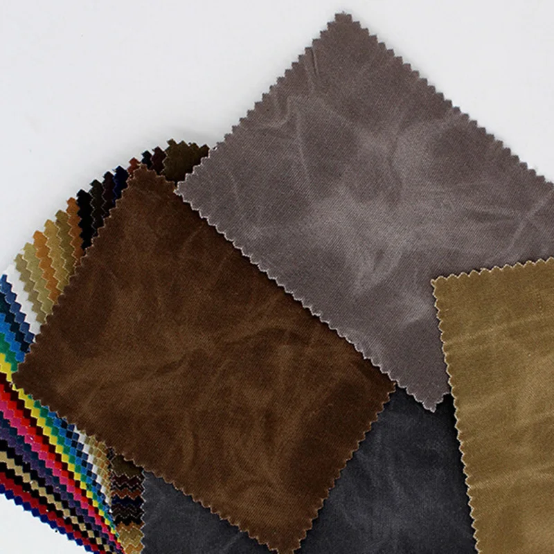 Breathable 12oz Oil Waxed Canvas Backpack Fabric Waterproof For Bag Making