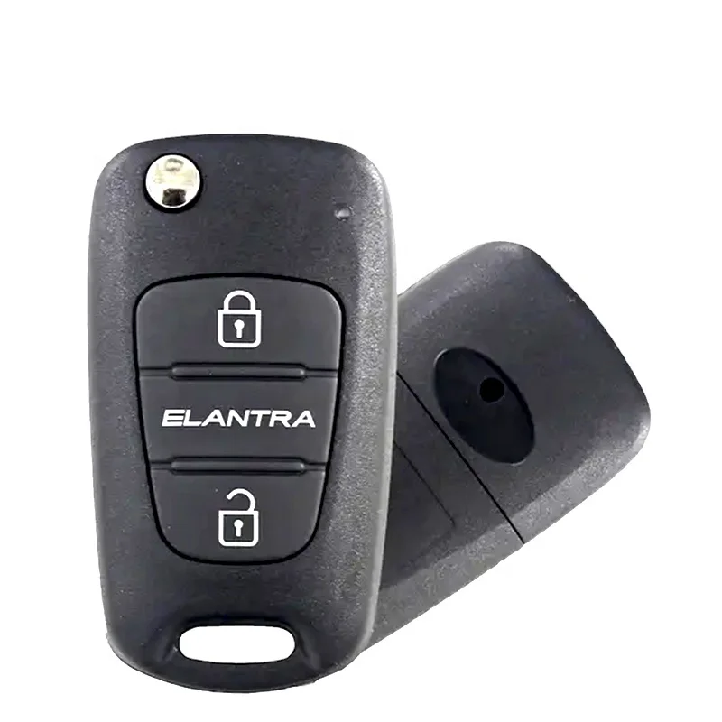 3 Button Flip Folding Keyless Remote Car Key Shell Case Fob Uncut Blank For Hyundai Solaris IX35 IX45 ELANTRA HB20 Verna Solaris