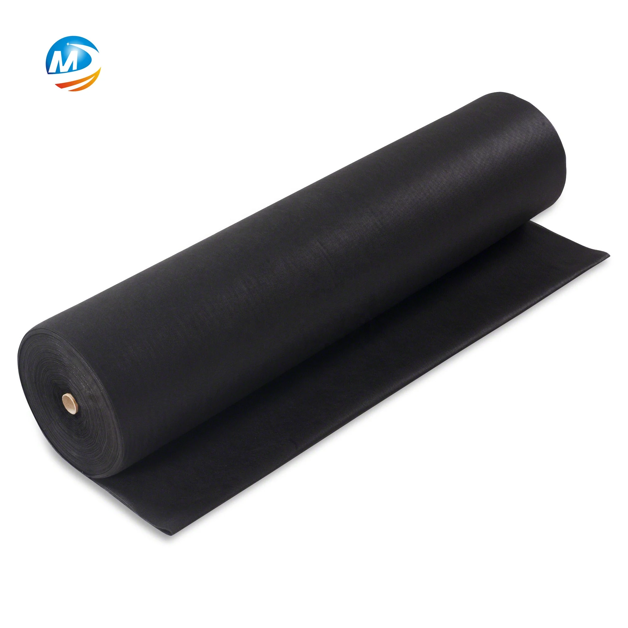 staple/short fiber pp(polypropylene)  needle punched black color Geotextile for reducing soil erosion
