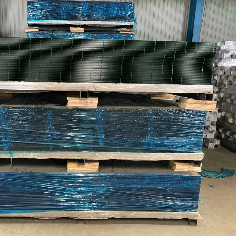 Customized wholesaler price welded wire mesh backyard 3d garden fence panel outdoor anti climb 358 fence for sale