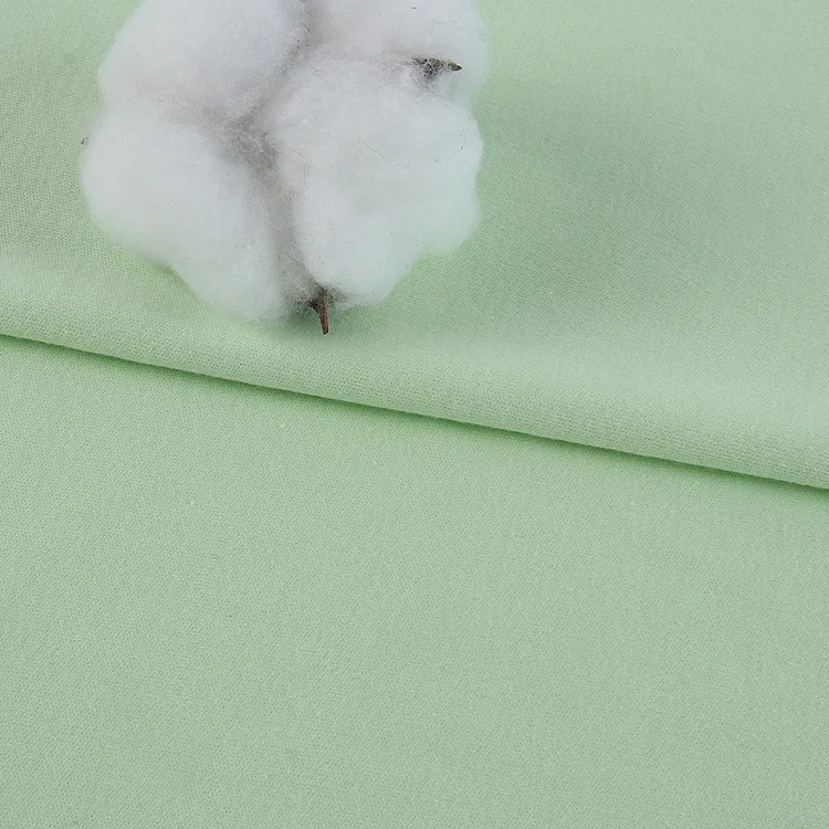 Manufacturer 32s 150GSM TC Poly Knitted 35 Cotton 65 Polyester Single Jersey Fabric For Tshirt