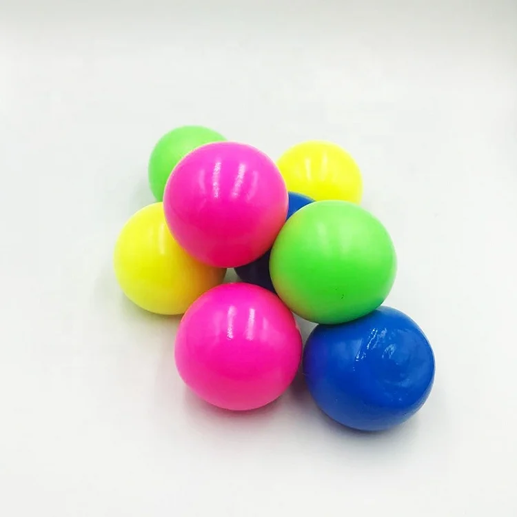 
glow in the dark floor anti stress relief luminescent toy ball target sticky wall ceiling balls 