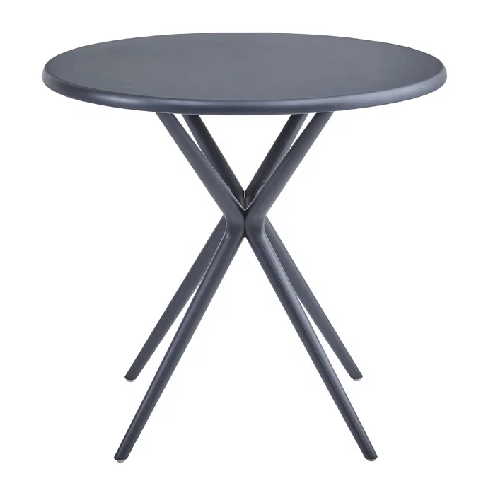 Factory Price Outdoor Plastic Cafe  Furniture Bistro Dining Table