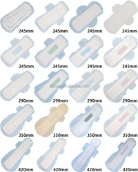 OEM ODM Pure White Biodegradable Menstrual Pad Soft and Anti-Rash Organic Cotton Sanitary Napkin Eco-Friendly